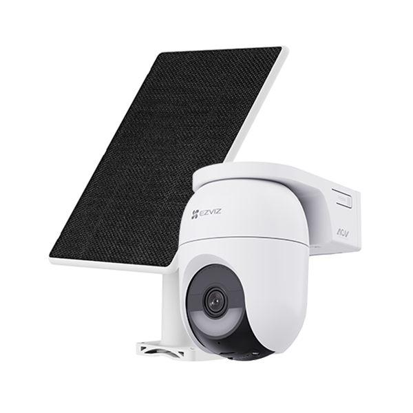 Caméra extérieure Ezviz CB8 Lite Kit et son panneau solaire