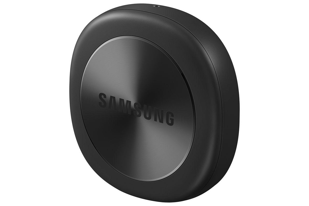 Le Galaxy SmartTag3 noir vu de trois quarts