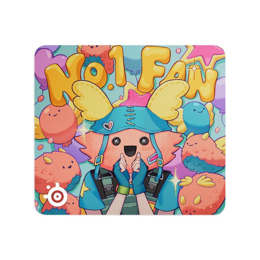 Tapis de souris QcK L Fortnite Guff Edition et son inscription No.1 Fan